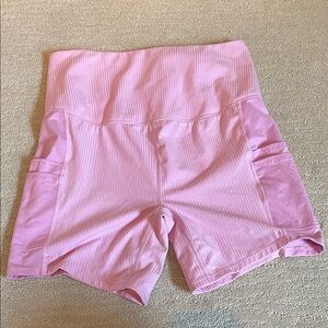 Hatch x FP Movement Pink Women's Maternity Shorts